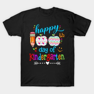 Happy 100Th Day Of School Kindergarten Teacher Or Student T-Shirt